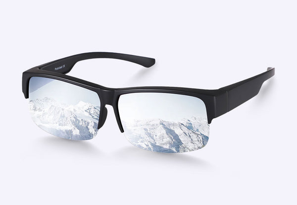 Silver Mirror / Matte Black